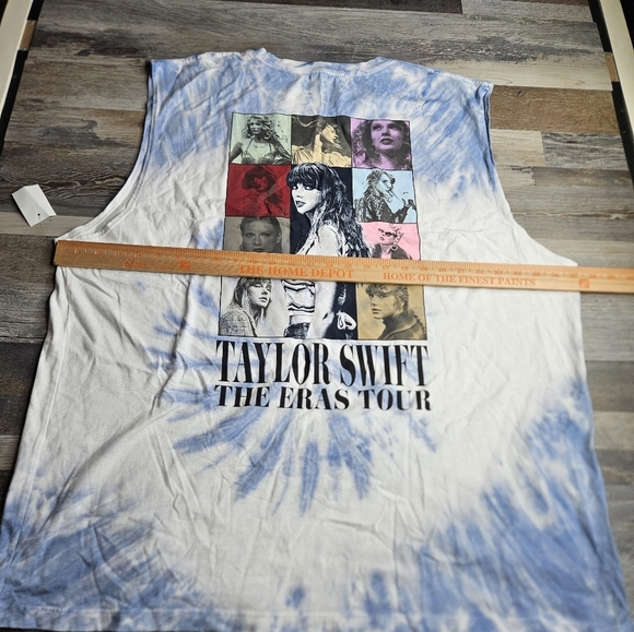 Taylor Swift The Eras Tour Sleeveless Tshirt Size 2XL Tie Dye NEW Unisex - Picture 8 of 9